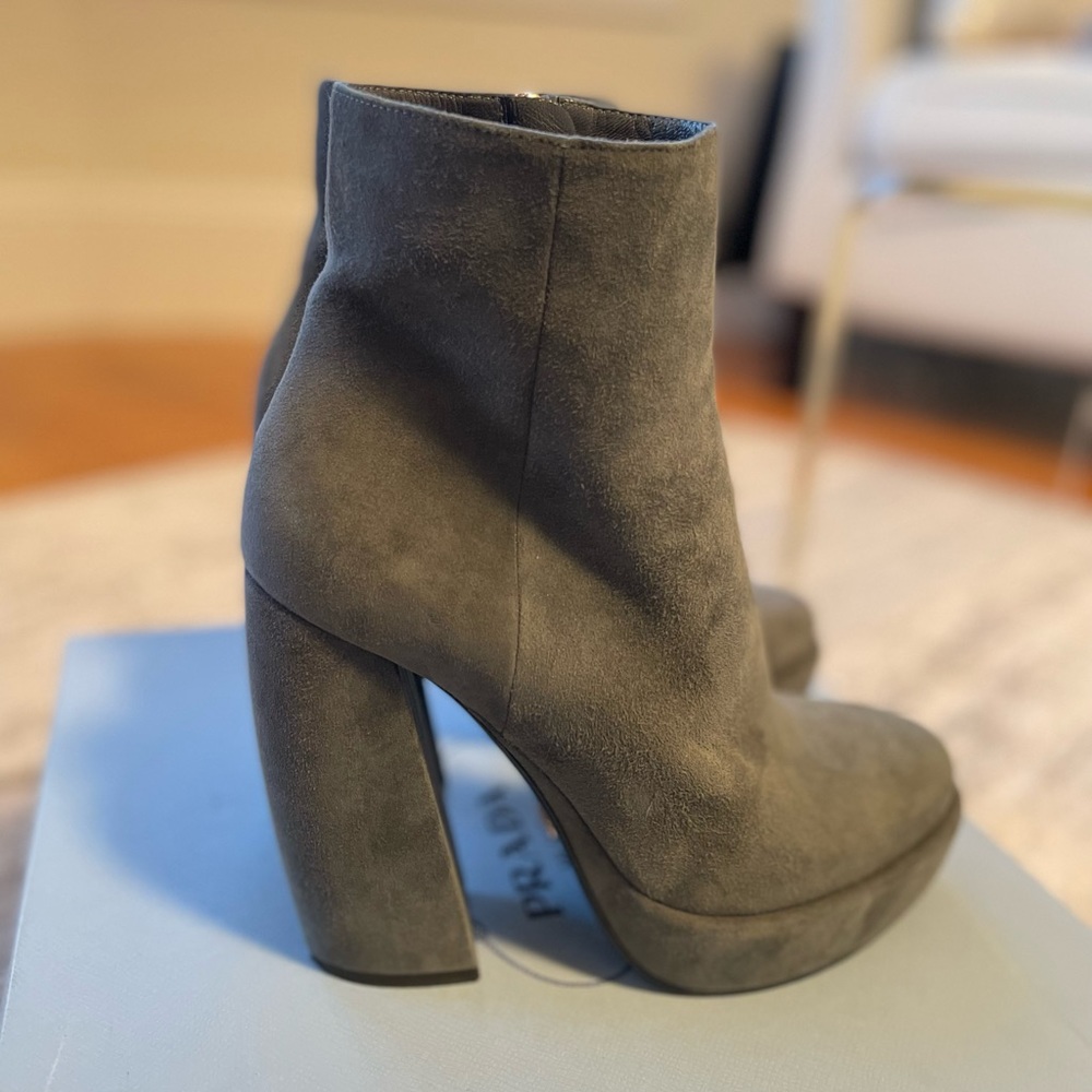 Prada Suede boots Antracite Grey size 39